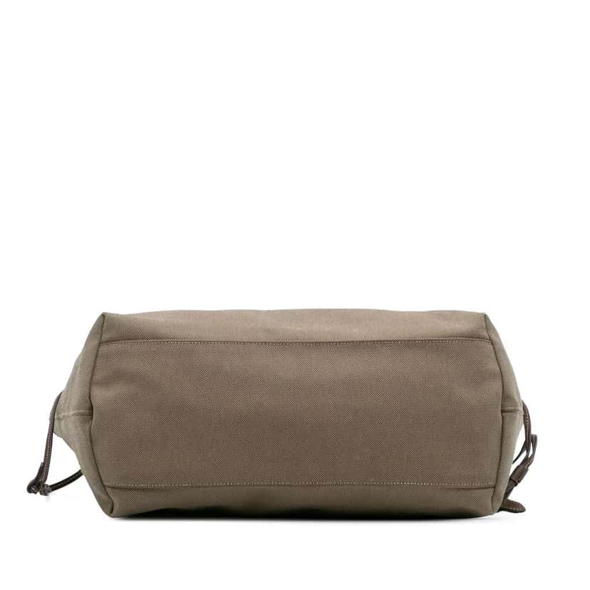 Prada Canvas Canapa Logo Tote Brown Canvas Good condition - Inside View
