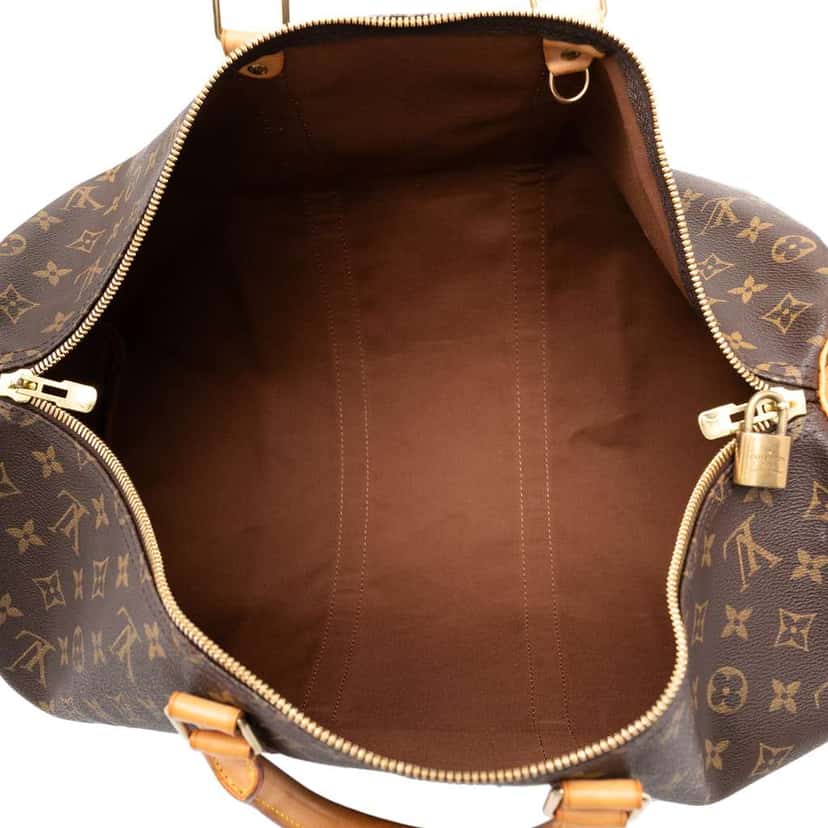 Louis Vuitton Monogram Keepall 50 Brown Good condition - Model View