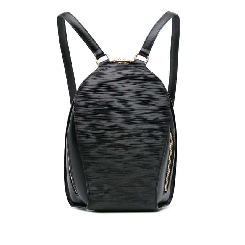 Louis Vuitton Epi Mabillon Black Leather Good condition - Front View