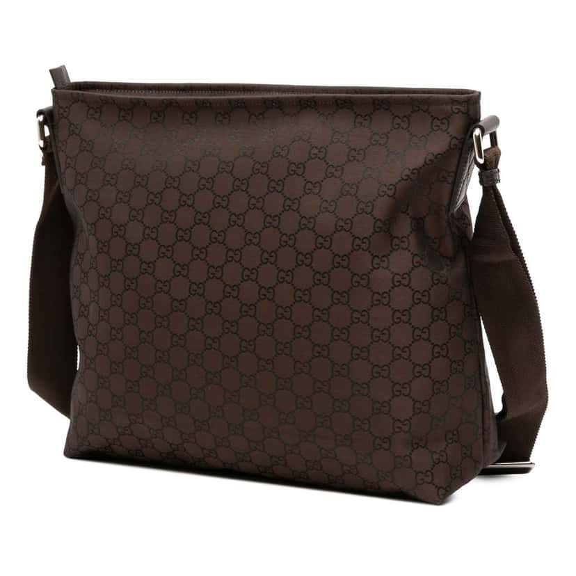 Gucci GG Canvas Crossbody Brown Canvas Good condition - Back View