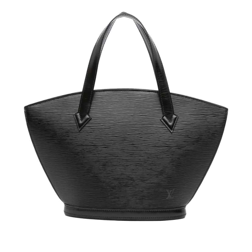 Louis Vuitton Epi Saint Jacques PM Short Strap Black Leather Good condition - Front View