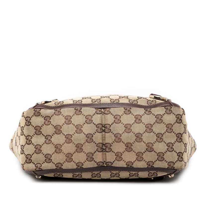 Gucci GG Canvas Abbey D Ring Tote Brown Canvas Good condition - Inside View