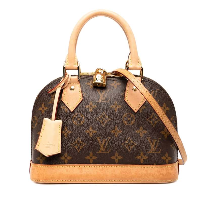 Louis Vuitton Monogram Alma BB Brown Good condition - Front View