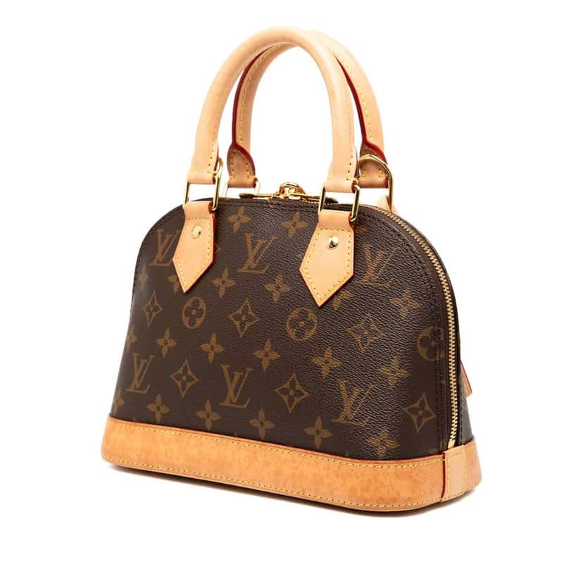 Louis Vuitton Monogram Alma BB Brown Good condition - Back View
