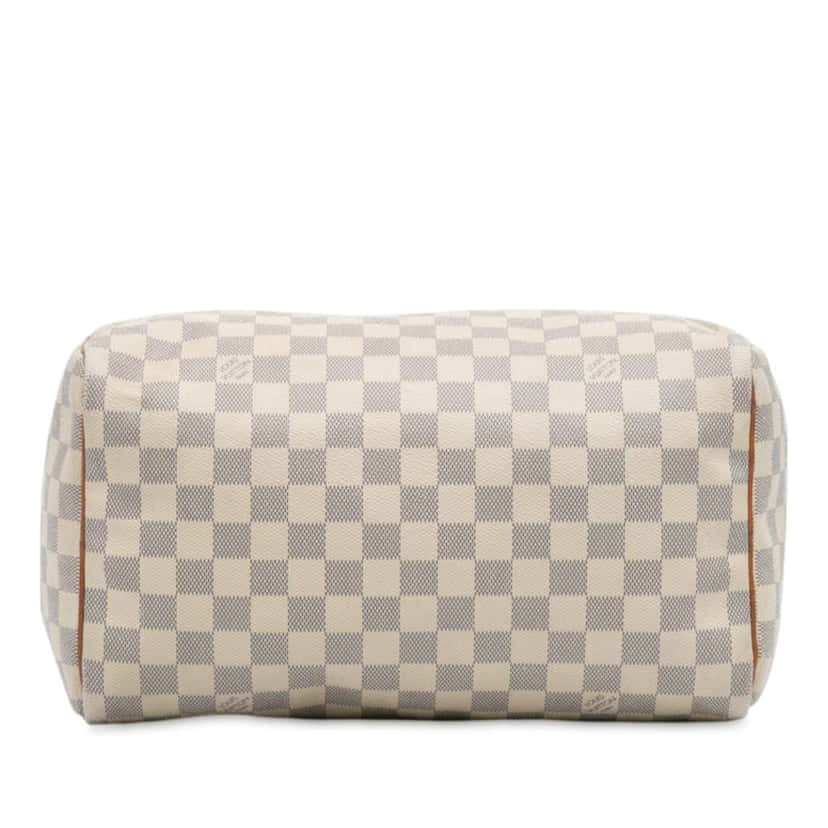 Louis Vuitton Damier Azur Speedy 30 White Good condition - Inside View