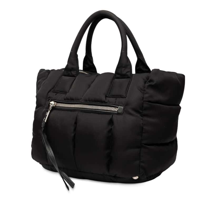 Prada Tessuto Bomber Satchel Black Good condition - Back View