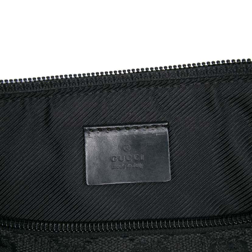 Gucci GG Canvas Boat Black Canvas Good condition - Box View