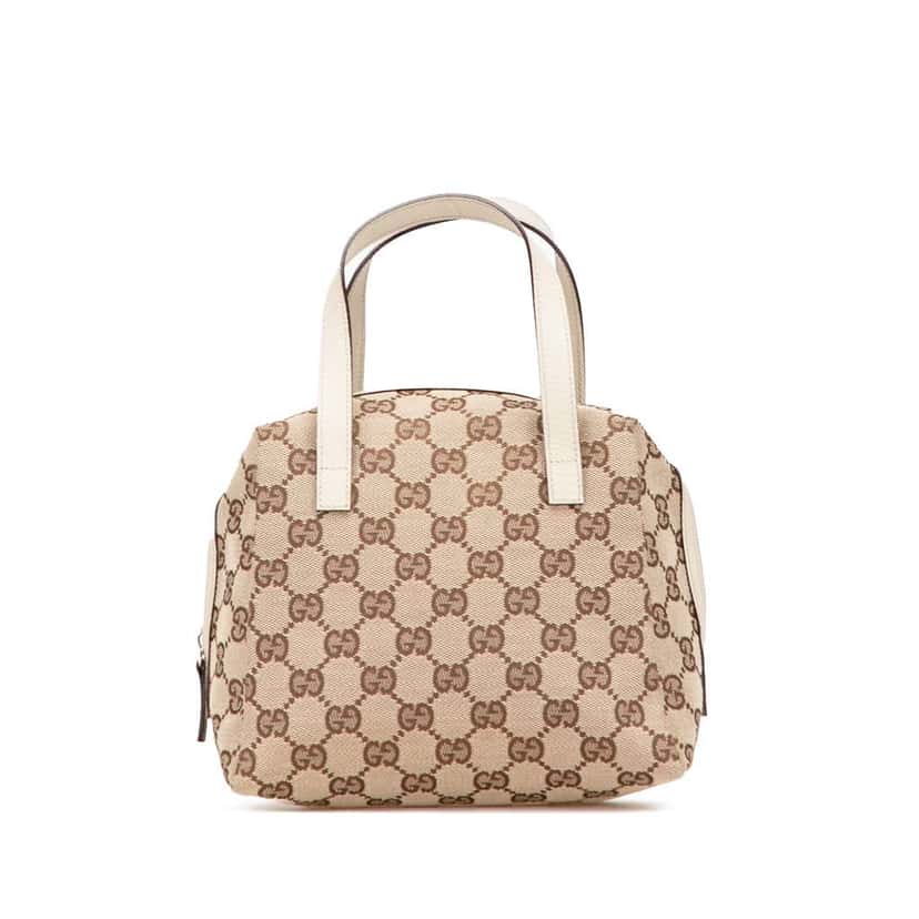 Gucci GG Canvas Handbag Brown Canvas Good condition - Front View