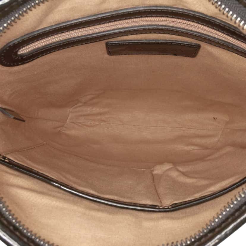 Burberry Supernova Check Coated Canvas Dryden Crossbody Brown Canvas Good condition - Model View