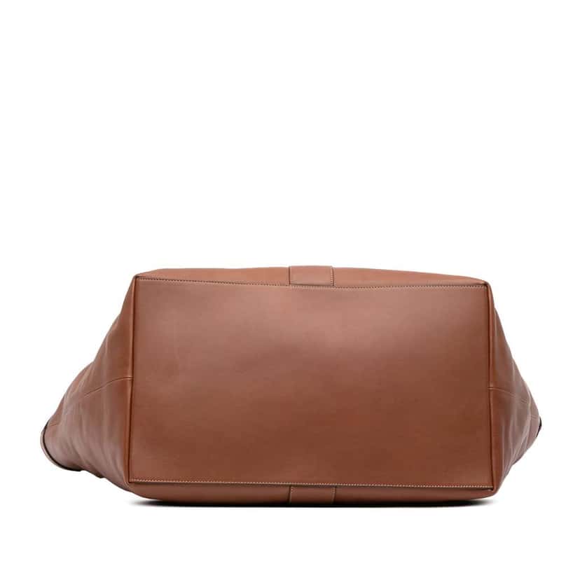 Saint Laurent Leather Y Tote Brown Leather Good condition - Inside View