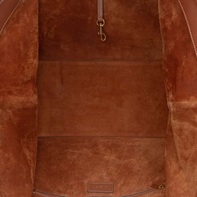 Saint Laurent Leather Y Tote Brown Leather Good condition - Model View