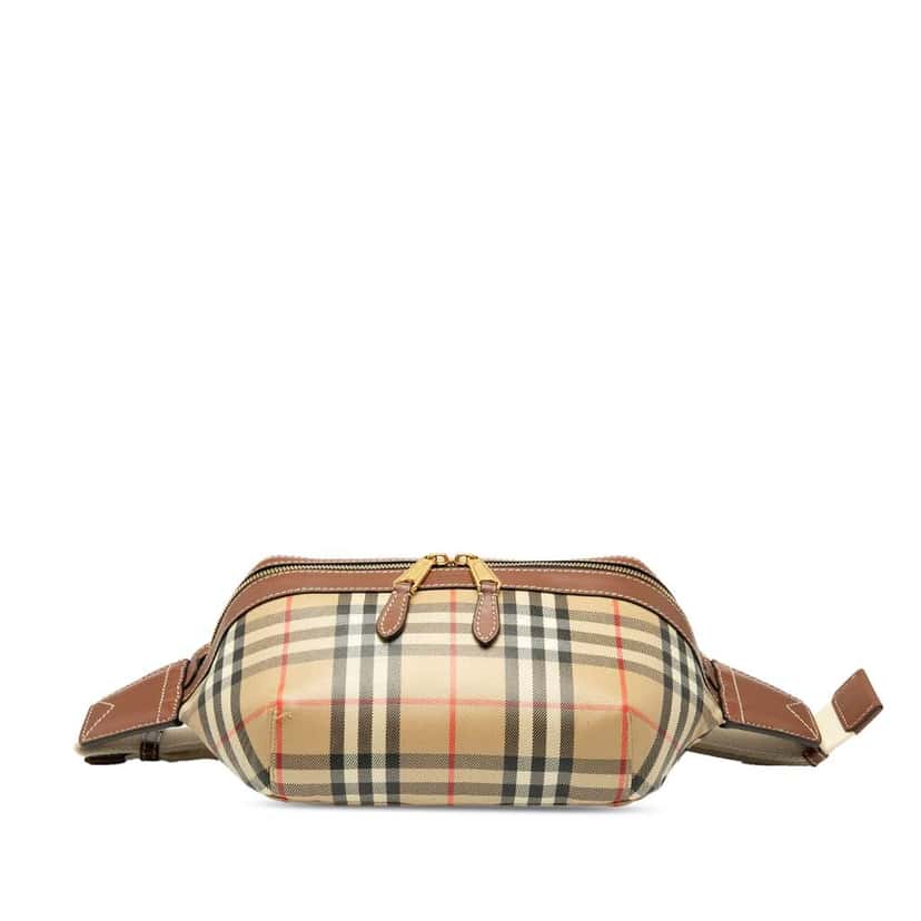 Burberry House Check Nylon Sonny Belt Bag Brown Good condition - Inside View