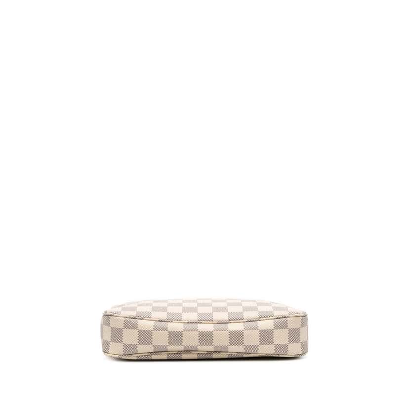 Louis Vuitton Damier Azur Pochette Accessoires White Canvas Good condition - Inside View