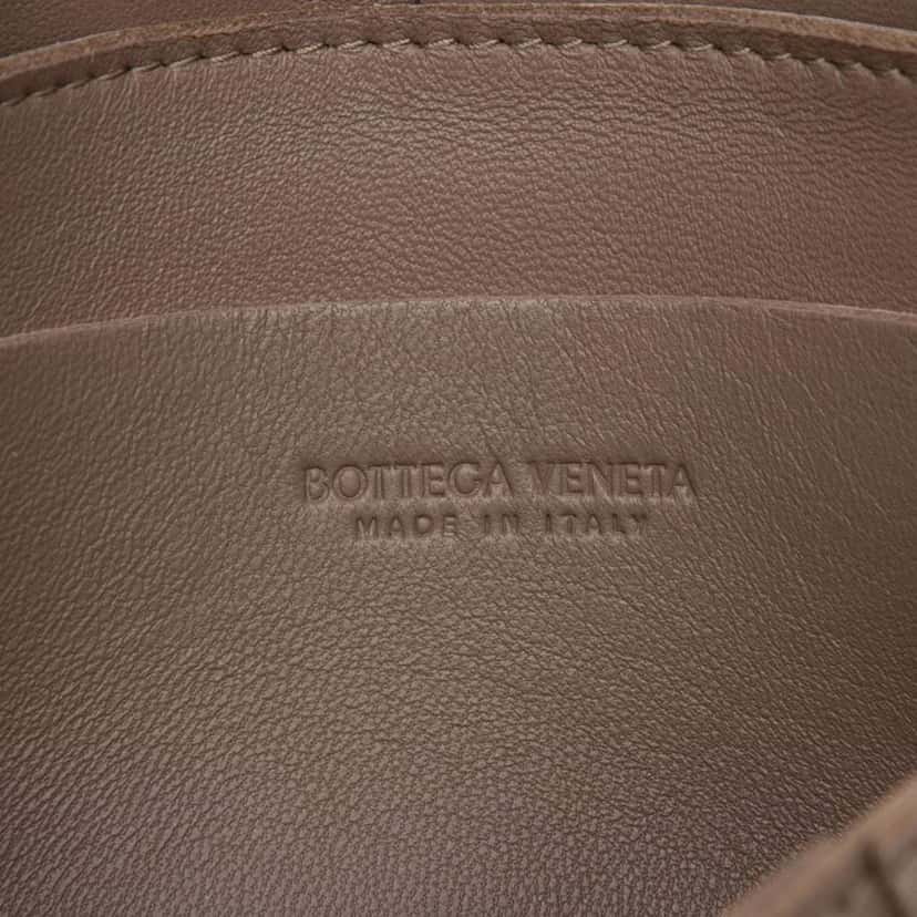 Bottega Veneta Mini Nappa Intrecciato Cassette Belt Bag Brown Leather Good condition - Box View