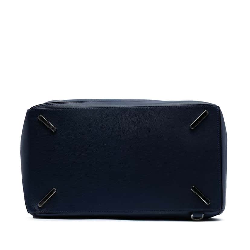 Loewe Large Calfskin Puzzle Satchel Blue Leather Good condition - Inside View
