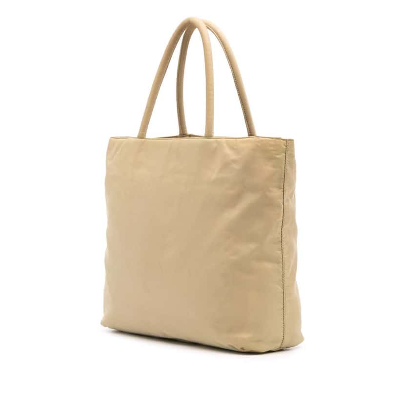 Prada Tessuto Tote Brown Good condition - Back View