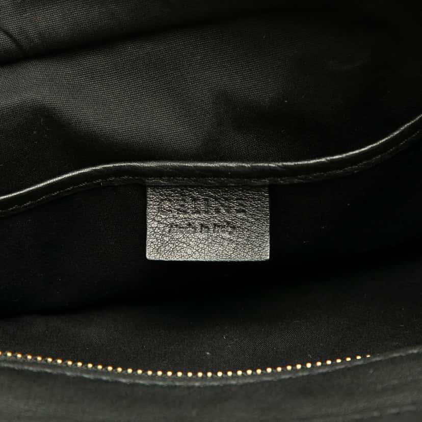 Celine Nano Tricolor Canvas and Leather Luggage Tote Brown Canvas Good condition - Box View