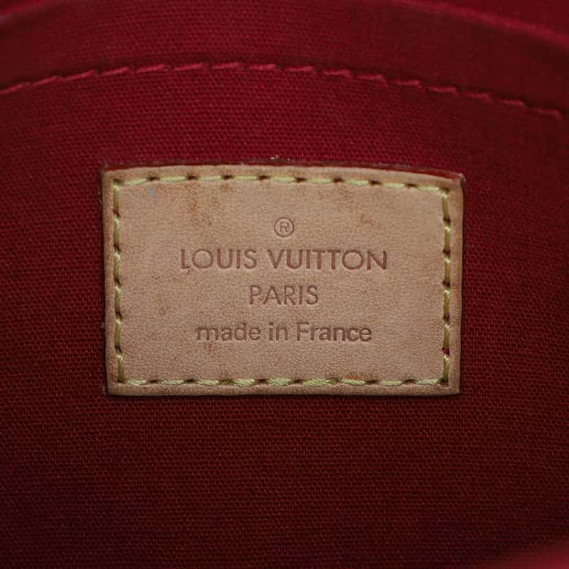 Louis Vuitton Monogram Vernis Bellflower PM Red Leather Very good condition - Box View