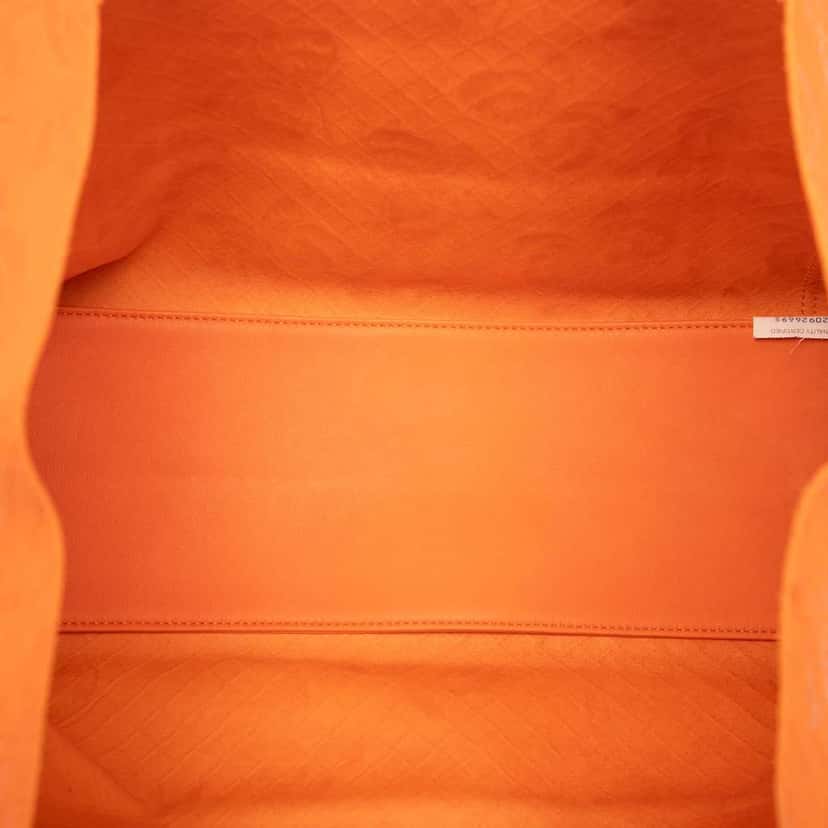 Bottega Veneta Nappa Intrecciomirage Butterfly Tote Orange Leather Good condition - Model View