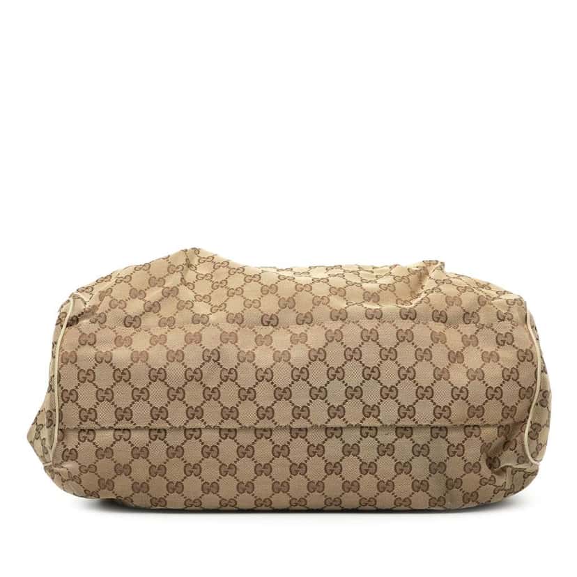 Gucci Large GG Canvas Sukey Tote Brown Canvas Good condition - Inside View