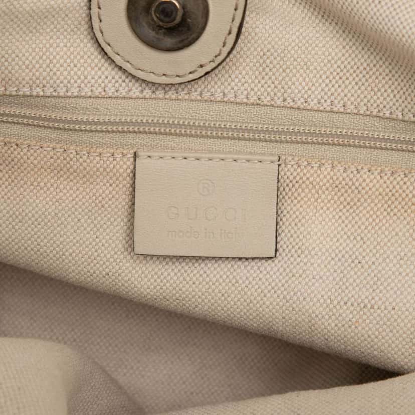 Gucci Large GG Canvas Sukey Tote Brown Canvas Good condition - Box View