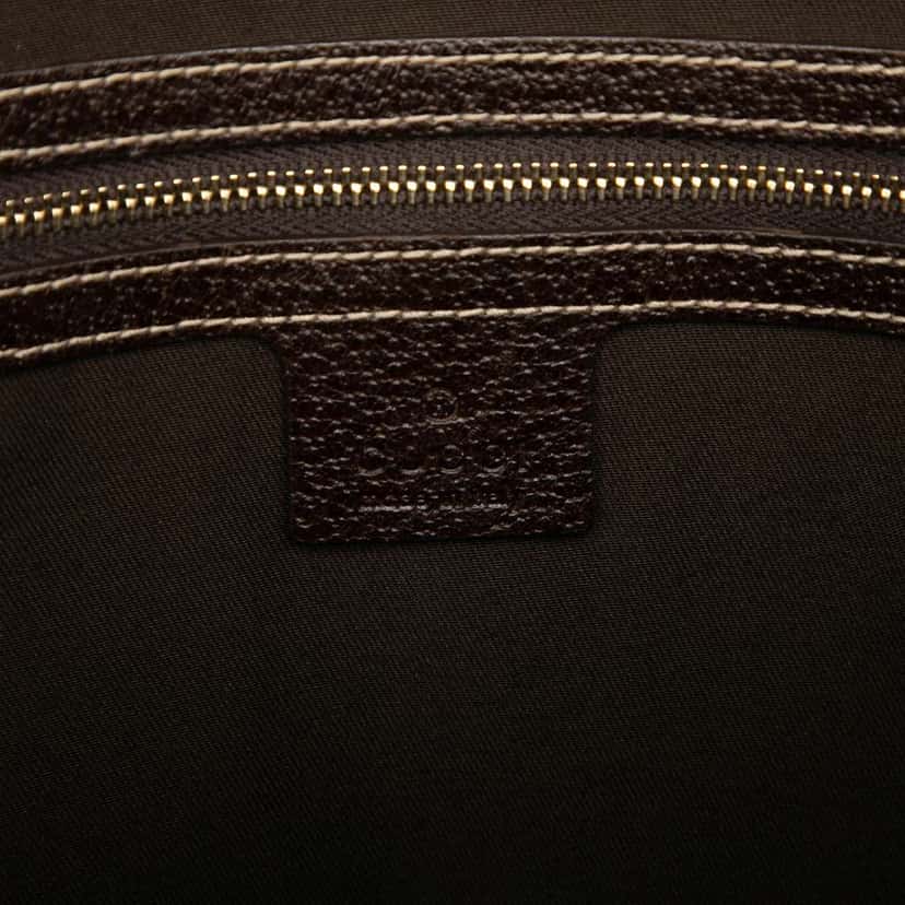 Gucci GG Canvas Charmy Tote Brown Canvas Good condition - Box View