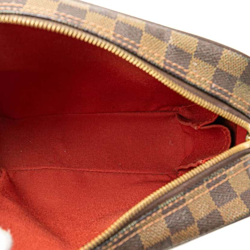 Louis Vuitton Damier Ebene Olav PM Brown Canvas Good condition - Model View