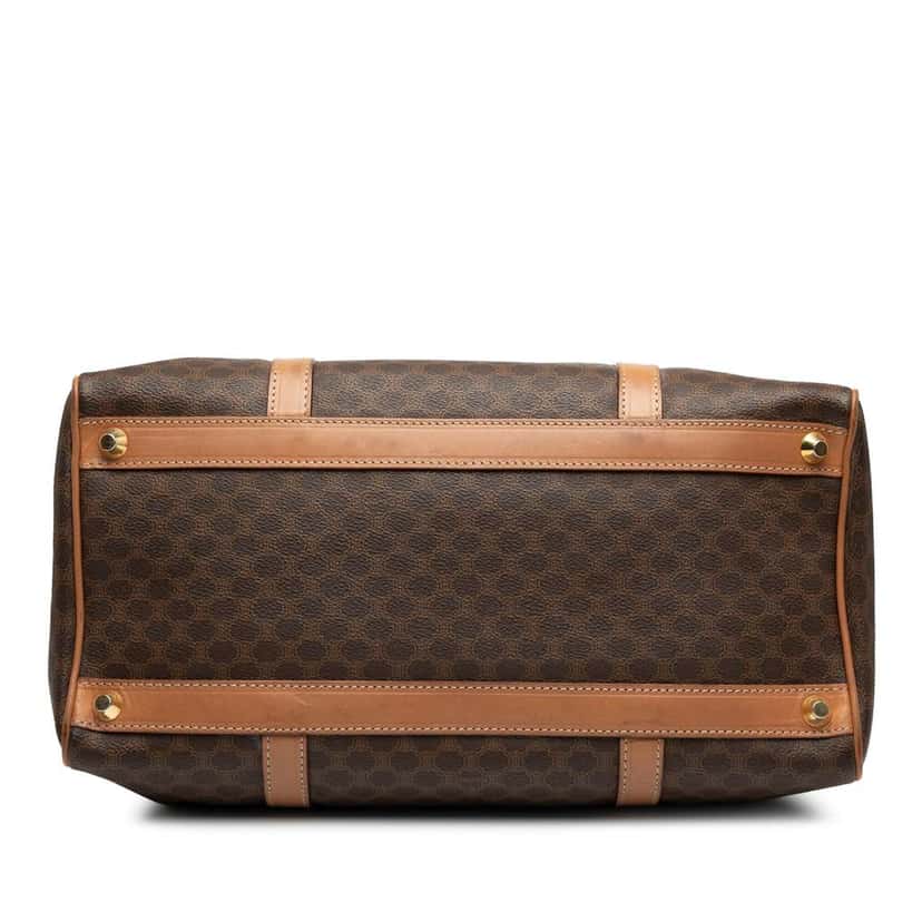 Celine Macadam Coated Canvas Boston Bag Brown Canvas Good condition - Inside View