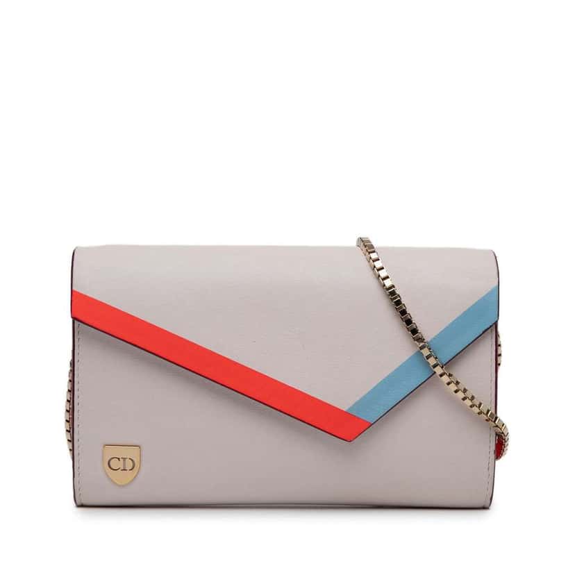 Dior Leather Explorer Crossbody White Leather Good condition - Front View