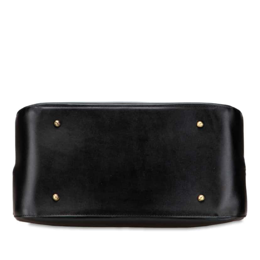 Burberry Medium Leather Dome Handbag Black Leather Good condition - Inside View