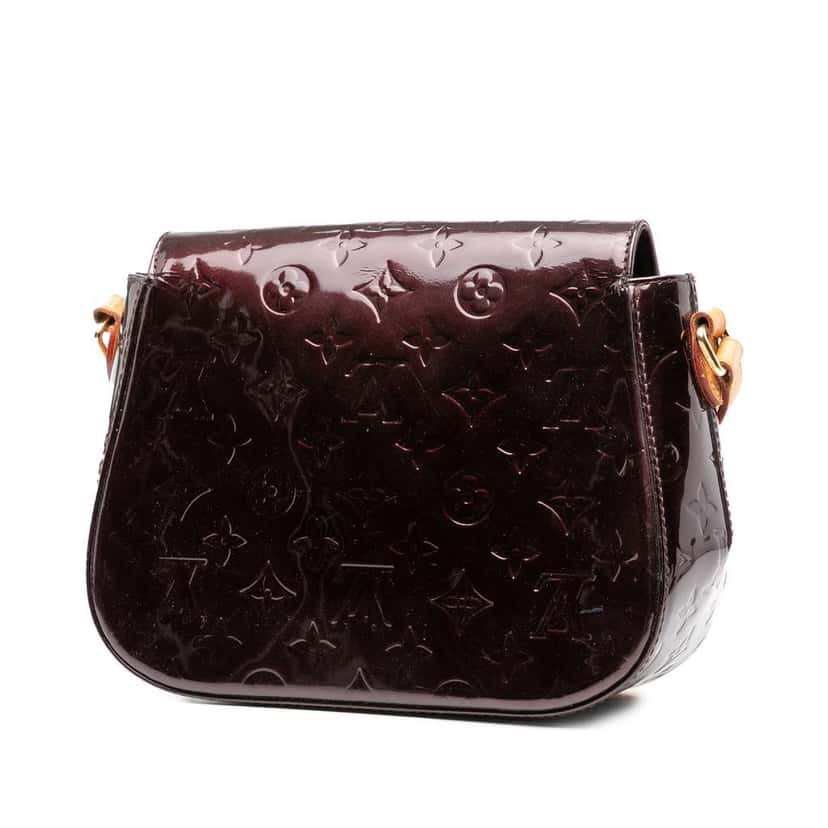 Louis Vuitton Monogram Vernis Bellflower GM Purple Leather Good condition - Back View