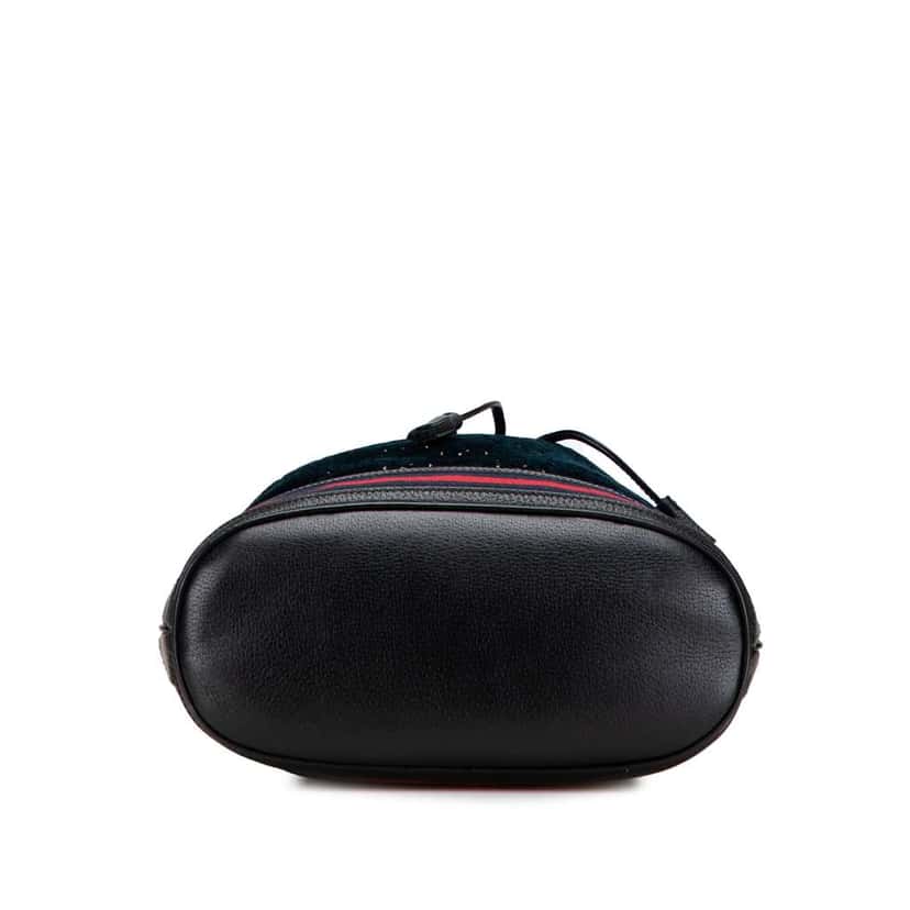 Gucci GG Velvet Web Bucket Black Velvet Good condition - Inside View