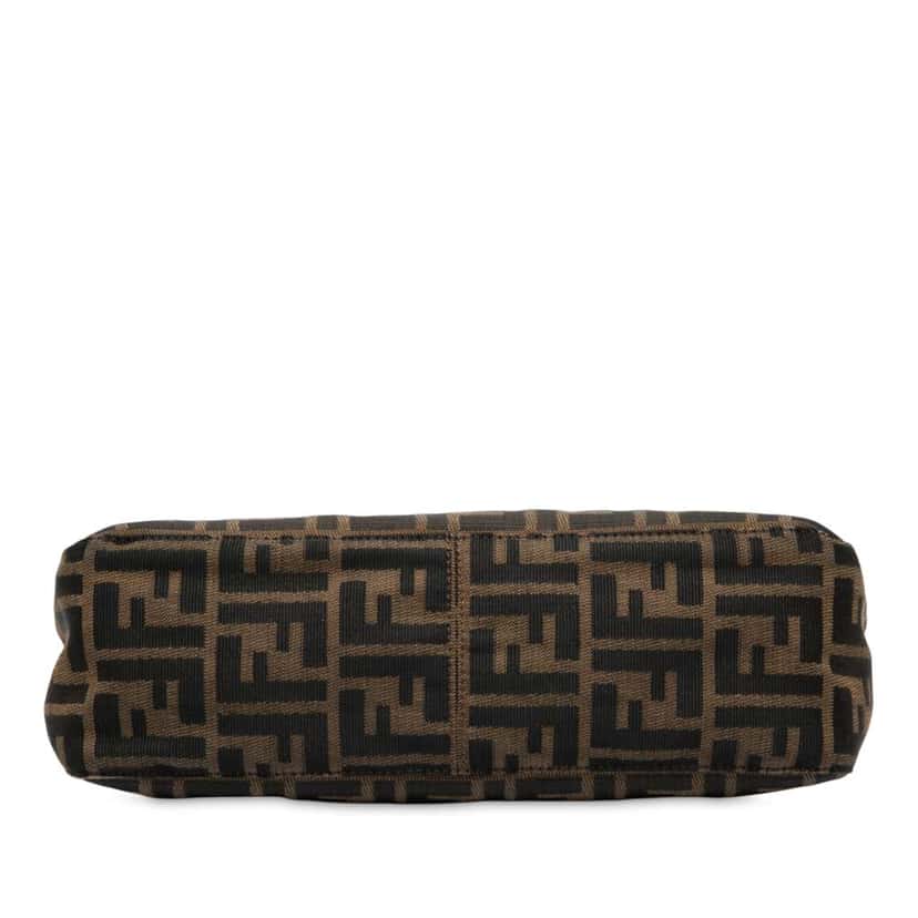 Fendi Zucca Canvas Shoulder Bag Brown Canvas Good condition - Inside View