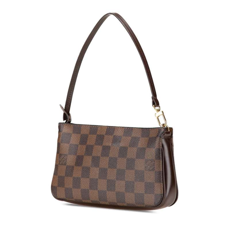 Louis Vuitton Damier Ebene Navona Brown Canvas Good condition - Back View