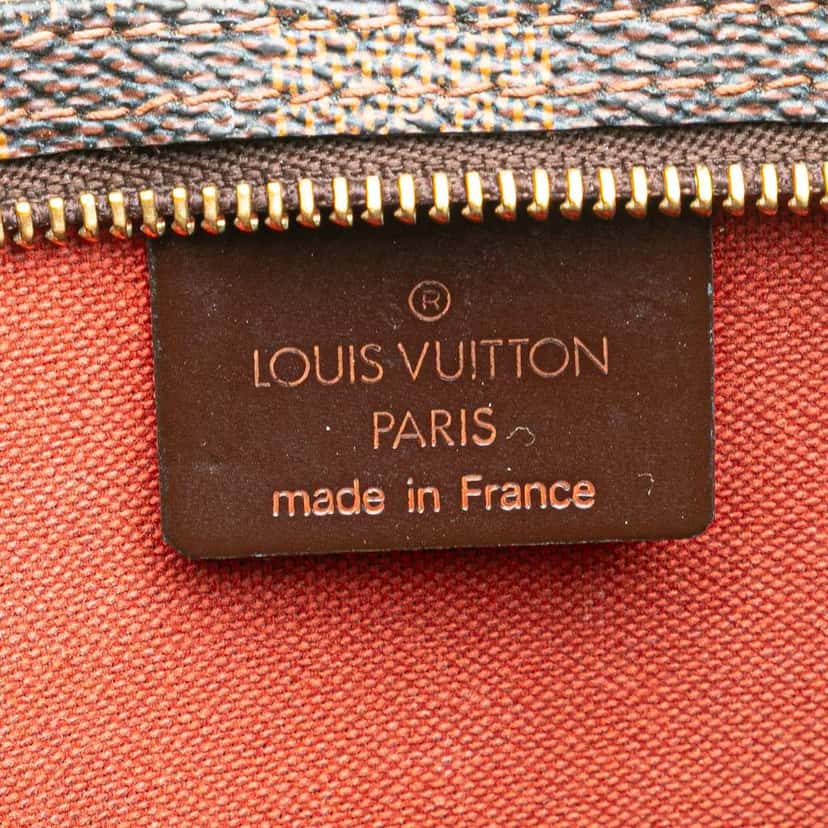 Louis Vuitton Damier Ebene Navona Brown Canvas Good condition - Box View