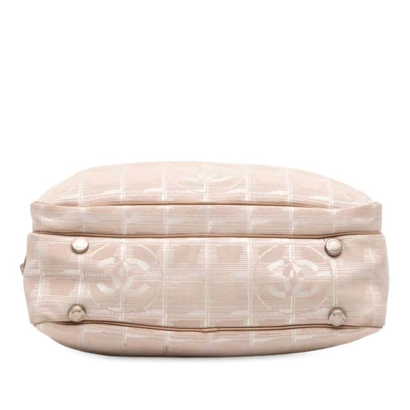 Chanel New Travel Line Nylon Satchel Brown Good condition - Inside View