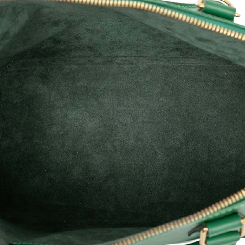Louis Vuitton Epi Alma PM Green Leather Good condition - Model View