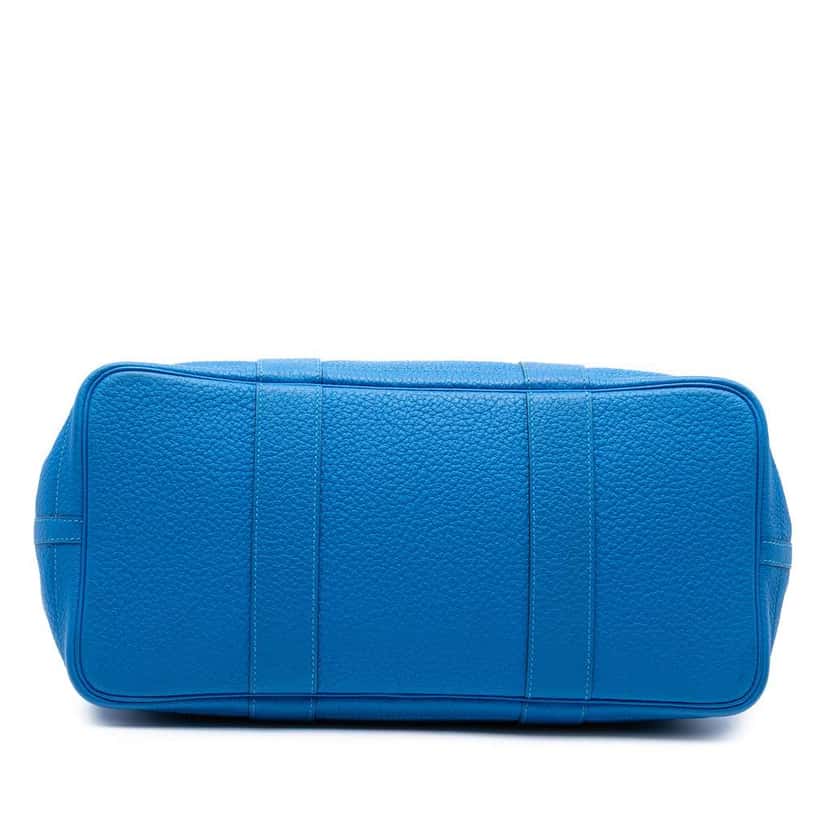 Hermès Negonda Garden Party 36 Blue Leather Good condition - Inside View