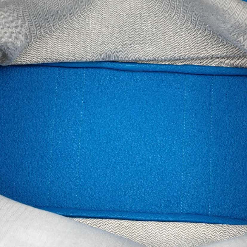 Hermès Negonda Garden Party 36 Blue Leather Good condition - Model View