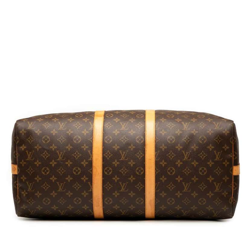 Louis Vuitton Monogram Keepall Bandouliere 55 Brown Fair condition - Inside View