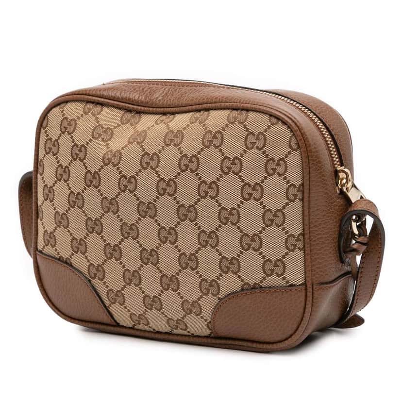 Gucci GG Canvas Bree Crossbody Brown Canvas Good condition - Back View