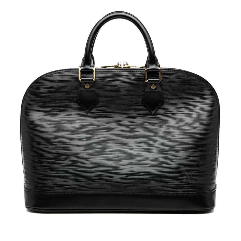 Louis Vuitton Epi Alma PM Black Leather Very good condition - Front View