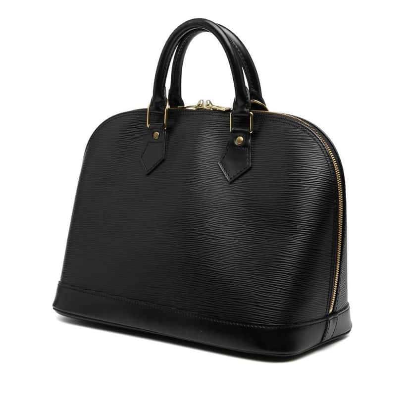 Louis Vuitton Epi Alma PM Black Leather Very good condition - Back View