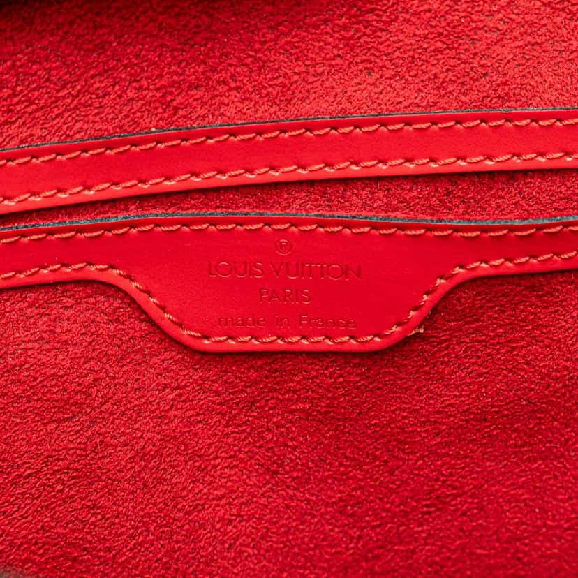 Louis Vuitton Epi Saint Jacques PM Short Strap Red Leather Good condition - Box View