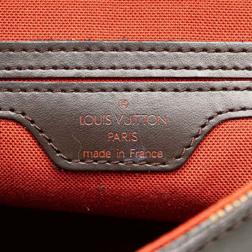 Louis Vuitton Damier Ebene Soho Brown Canvas Good condition - Box View