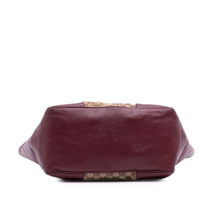 Gucci GG Canvas Bree Tote Brown Canvas Good condition - Inside View
