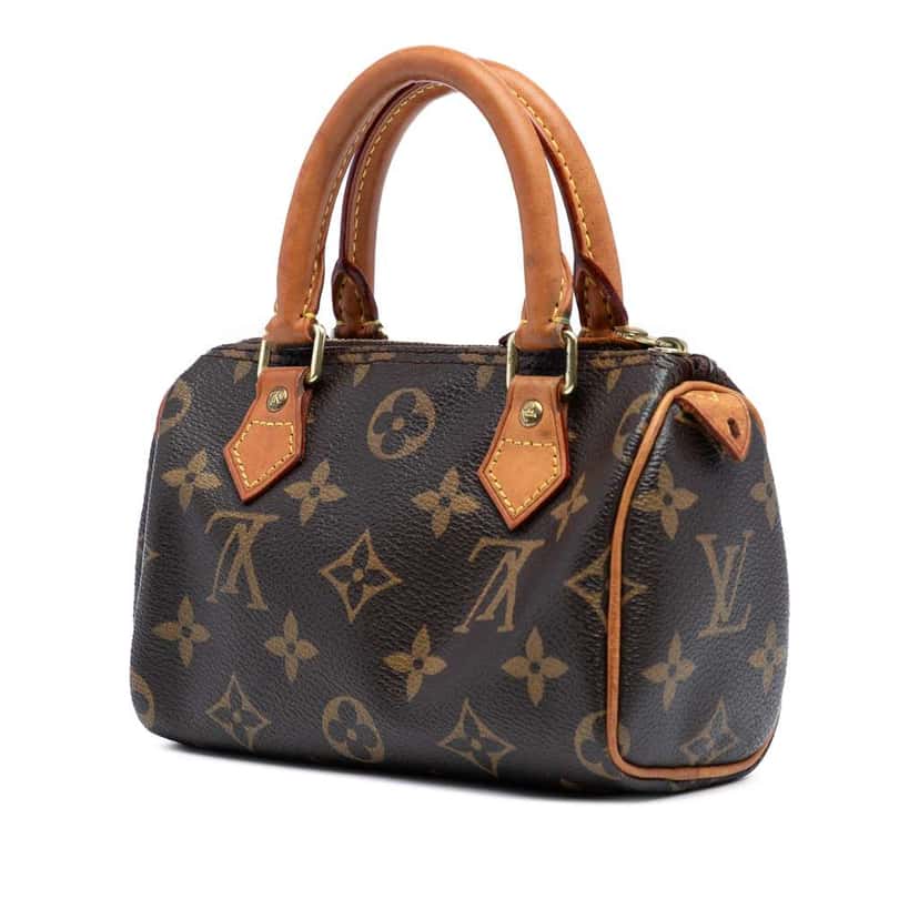 Louis Vuitton Monogram Mini Speedy HL Brown Good condition - Back View