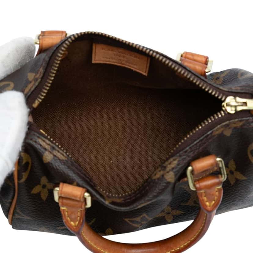 Louis Vuitton Monogram Mini Speedy HL Brown Good condition - Model View