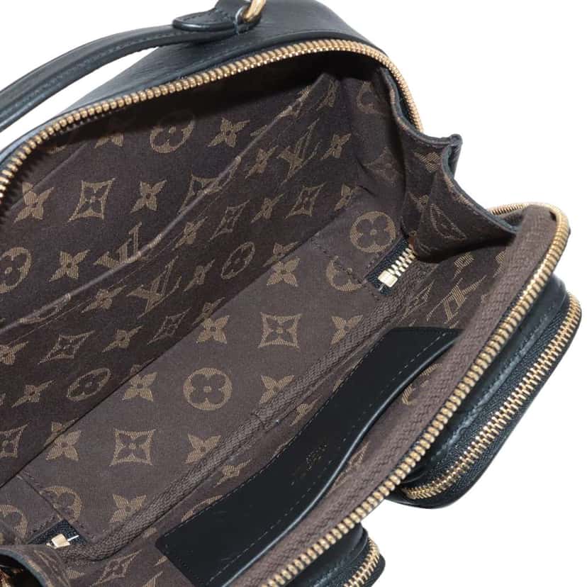 Louis Vuitton Monogram Empreinte Utility Satchel Black Leather Good condition - Inside View