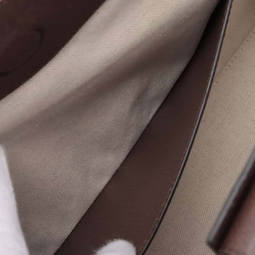 Gucci Palace Medium Jumbo GG Canvas Web Tote Brown Canvas Good condition - Box View